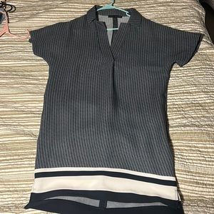 Great business attire dress. Only worn once. Size small. Color is navy